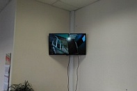 Видеонаблюдение за входной зоной в офис для компании Алга