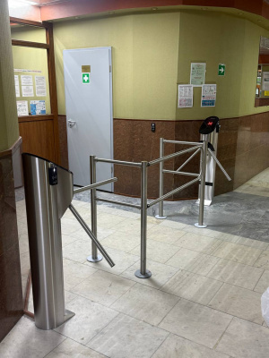 Монтаж СКУД с интеграцией 1С Фитнес для СОК "Звезда"