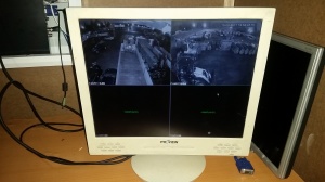 Монтаж системы уличного видеонаблюдения с онлайн доступом через мобильный интернет на стоянке (парковке) грузового транспорта и строительной техники 